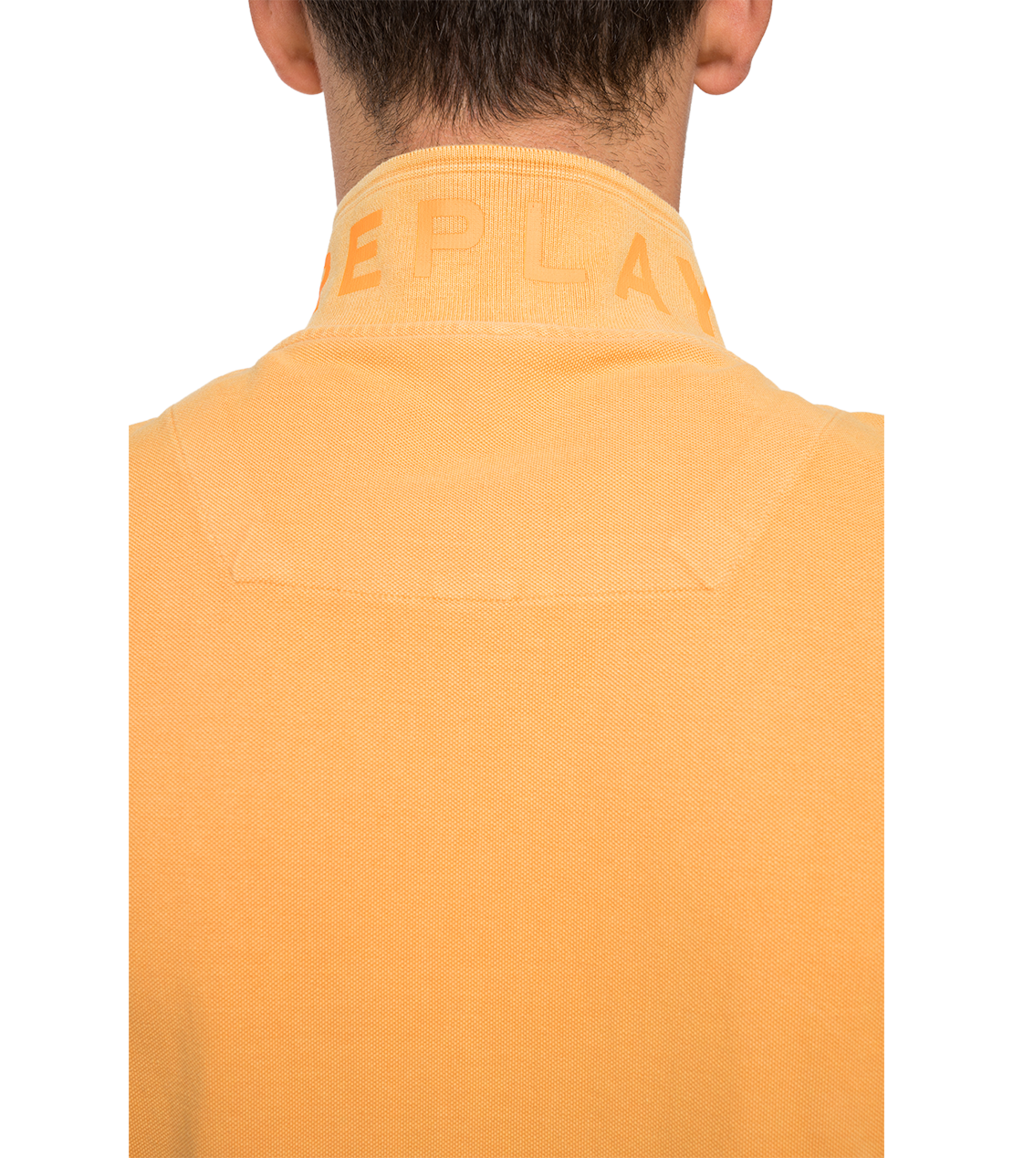 ガーメントダイ コットンピケ ポロシャツ 詳細画像 マンゴー 7